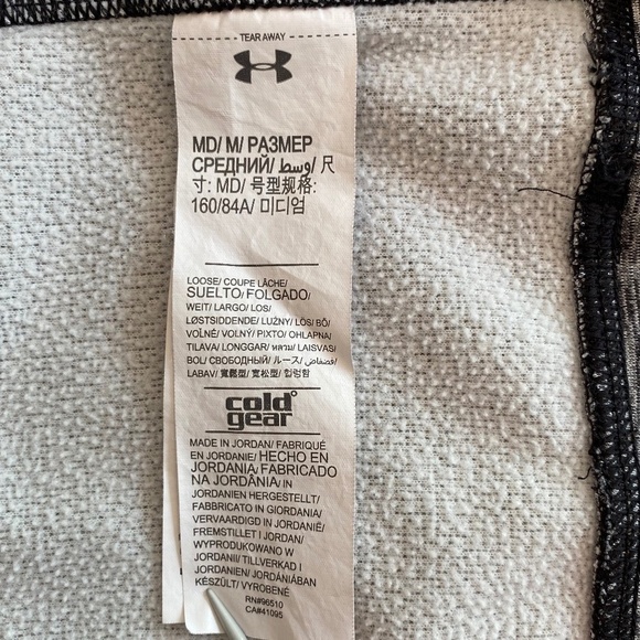 Under Armour Cold Gear Storm loose fit pullover hoodie size M - Picture 10 of 11